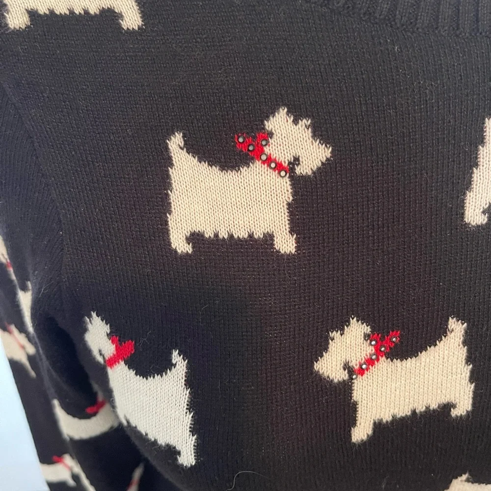 ♥️CHARTER CLUB EUC ONE RED DOG SWEATER - Picture 6 of 10